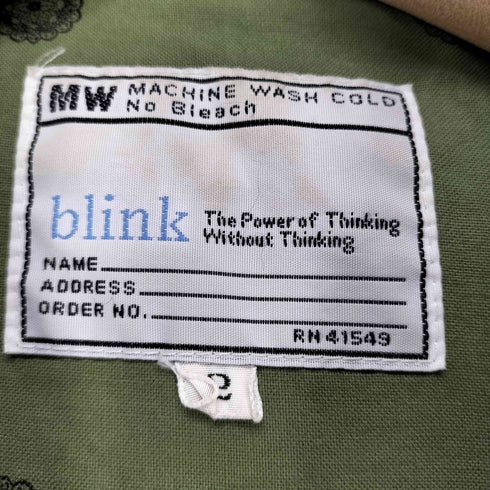 blink   ダブルジップミリタリージャケット メンズ  2